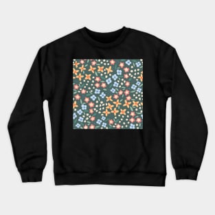 Little Wild Flower Patches Crewneck Sweatshirt